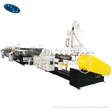 PC hollow sheet production line